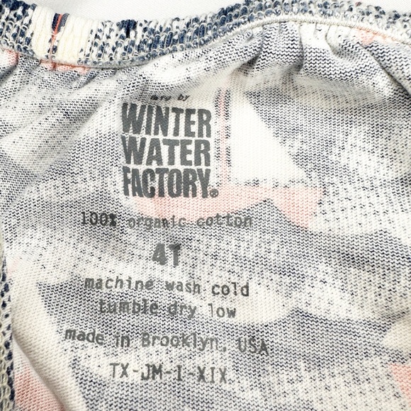 Winter Water Factory Ocean Print Dress Size 4T - Picture 4 of 4